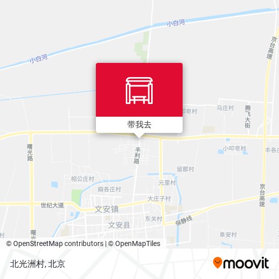 北光洲村地图