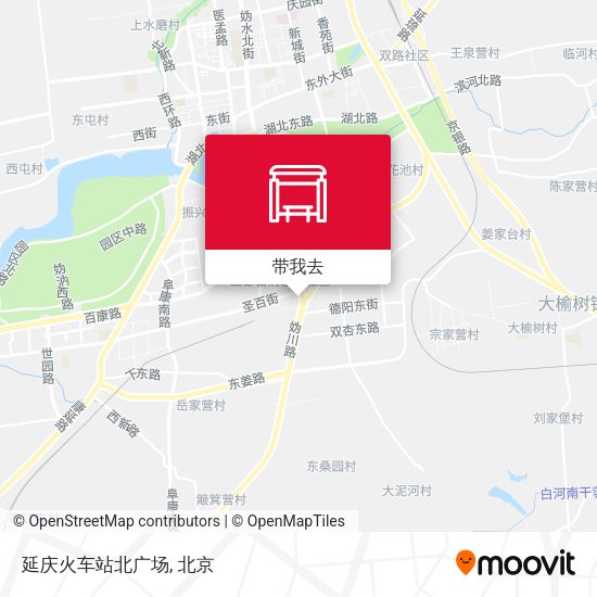 延庆火车站北广场地图