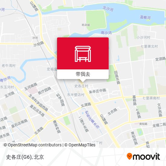史各庄(G6)地图