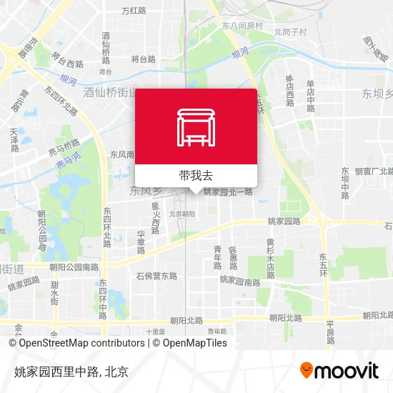 姚家园西里中路地图