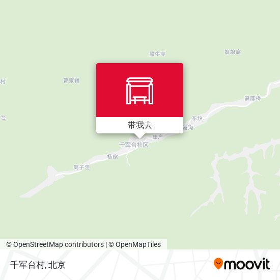 千军台村地图