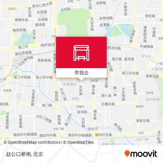 赵公口桥南地图