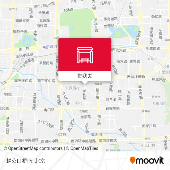 赵公口桥南地图