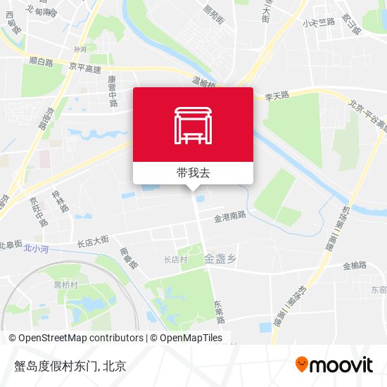 蟹岛度假村东门地图