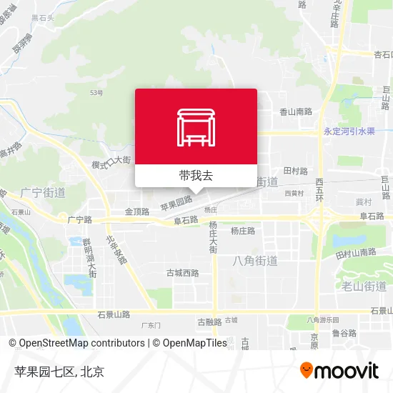 苹果园七区地图