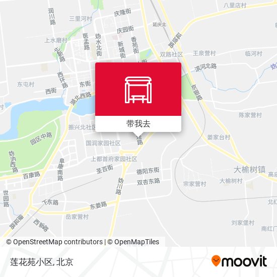 莲花苑小区地图