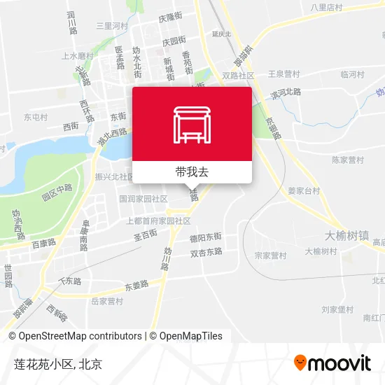 莲花苑小区地图