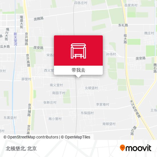 北顿垡北地图