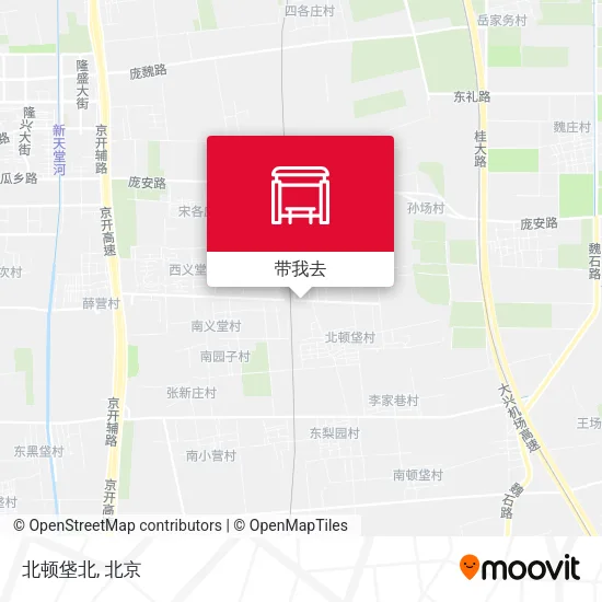 北顿垡北地图