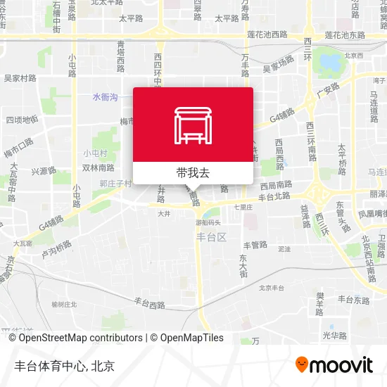 丰台体育中心地图