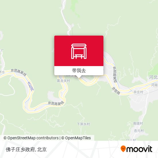 佛子庄乡政府地图