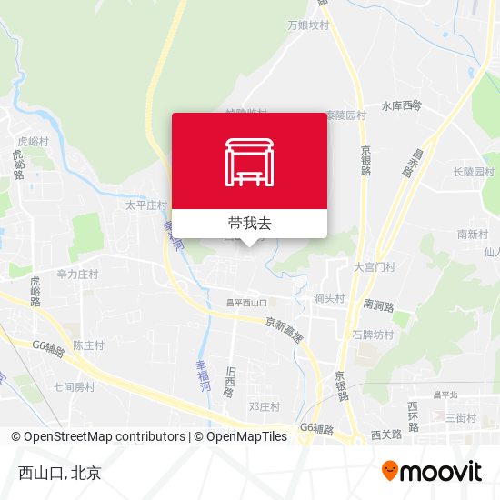 西山口地图