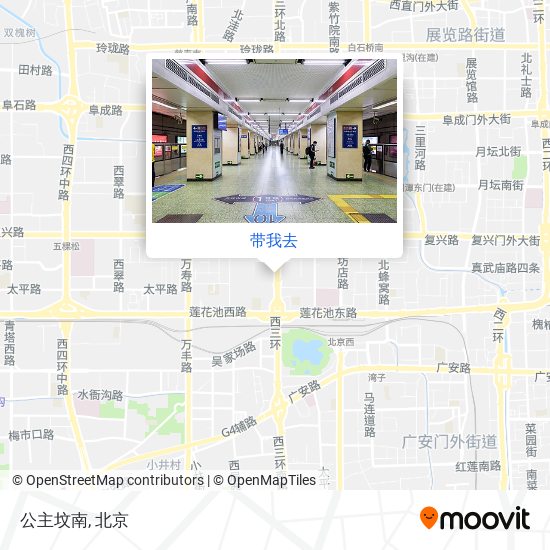 公主坟南地图