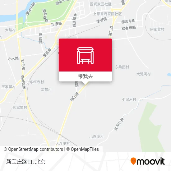 新宝庄路口地图