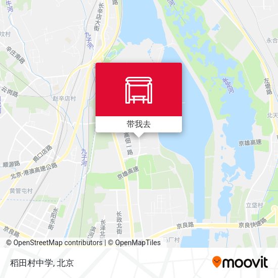 稻田村中学地图