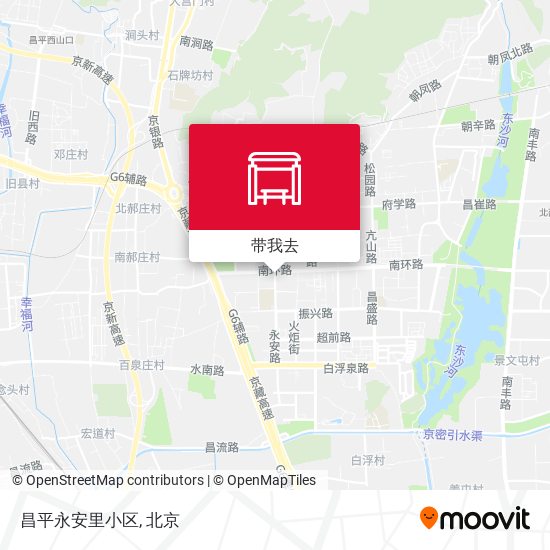 昌平永安里小区地图