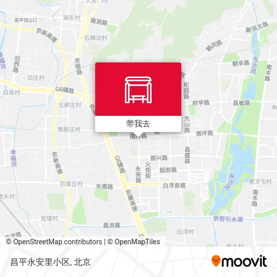 昌平永安里小区地图