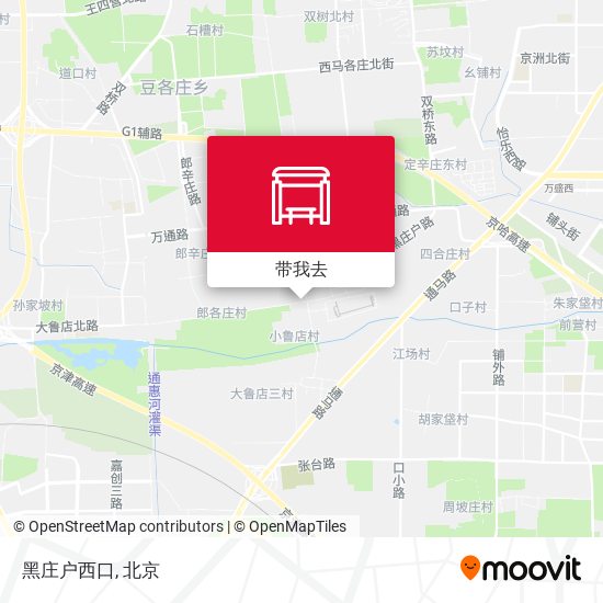 黑庄户西口地图