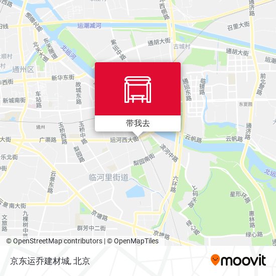 京东运乔建材城地图