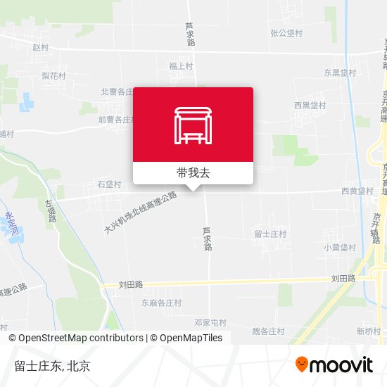 留士庄东地图