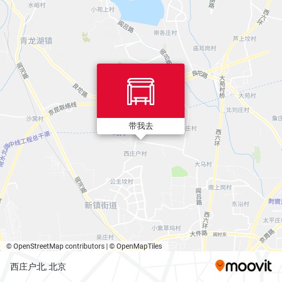 西庄户北地图