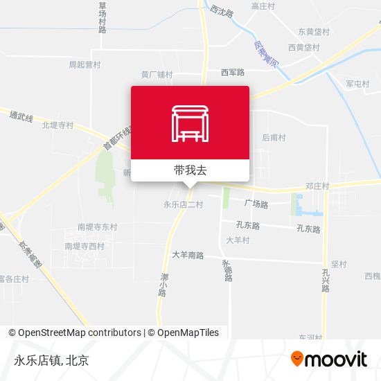 永乐店镇地图