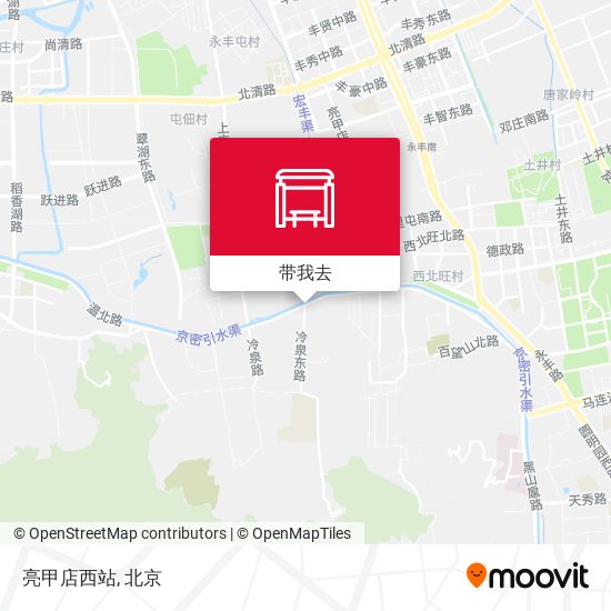 亮甲店西站地图