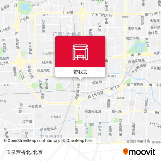 玉泉营桥北地图