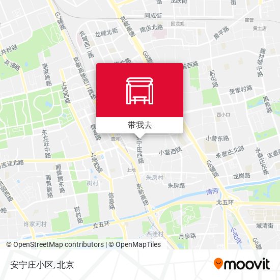 安宁庄小区地图