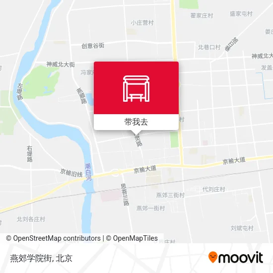 燕郊学院街地图
