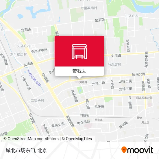 城北市场东门地图