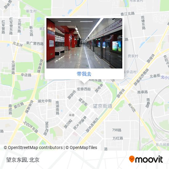 望京东园地图