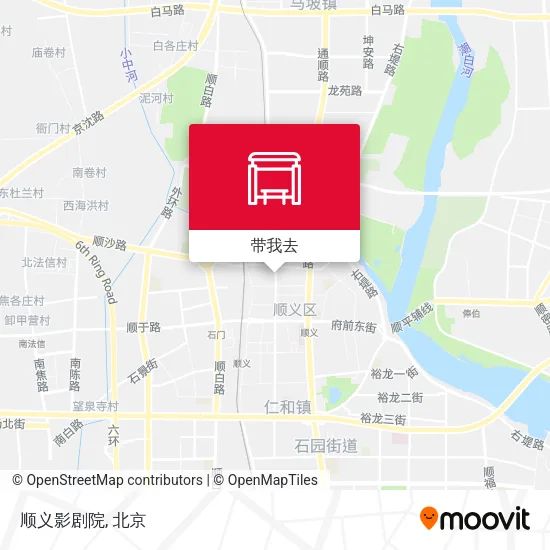 顺义影剧院地图