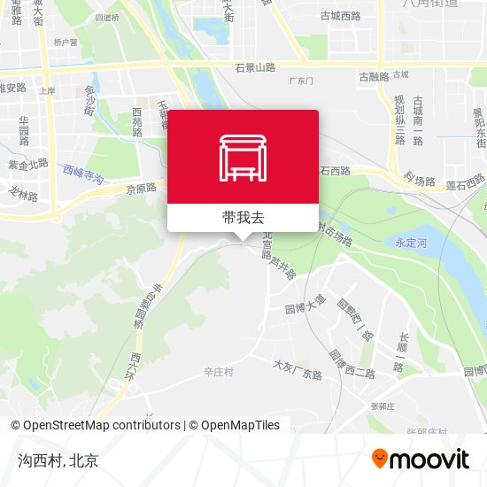 沟西村地图