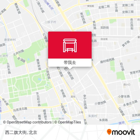 西二旗大街地图