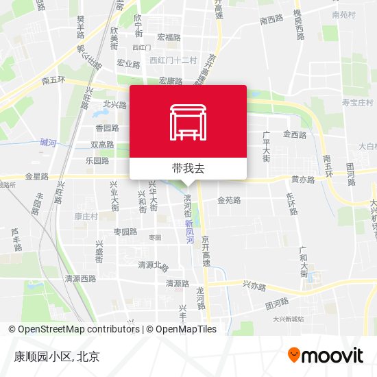 康顺园小区地图