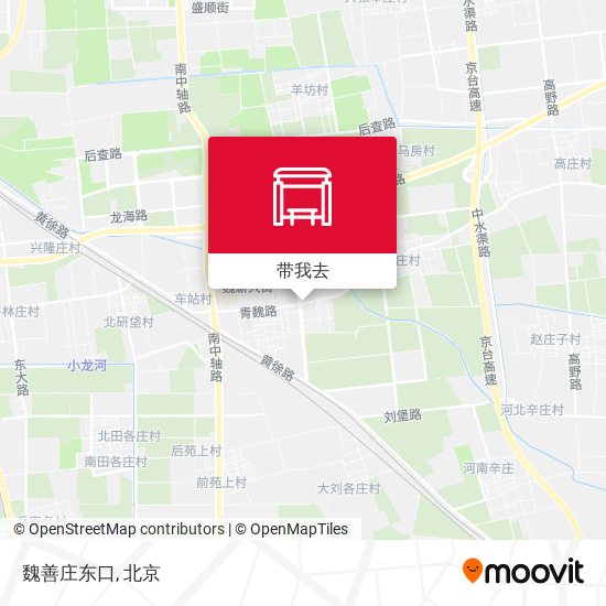 魏善庄东口地图