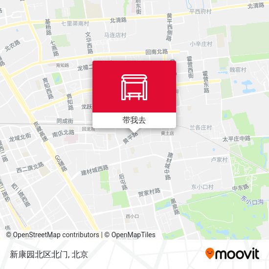 新康园北区北门地图
