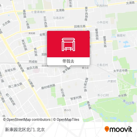 新康园北区北门地图