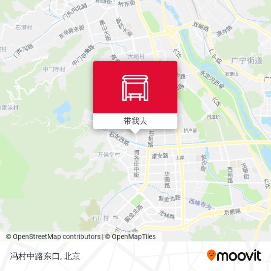 冯村中路东口地图