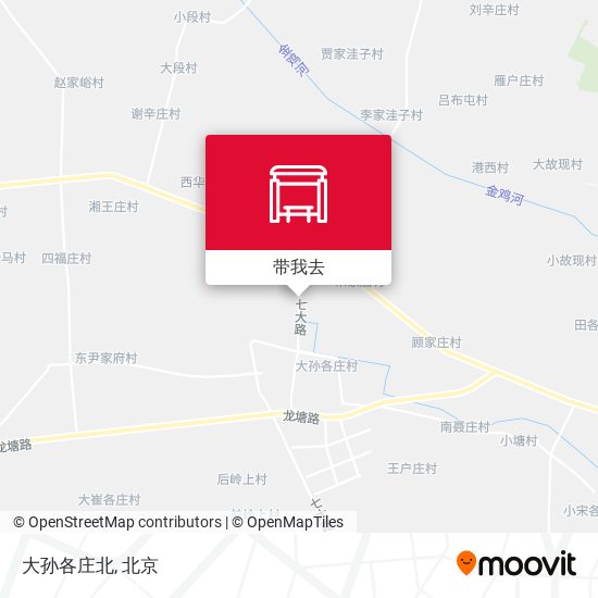 大孙各庄北地图