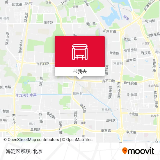 海淀区残联地图