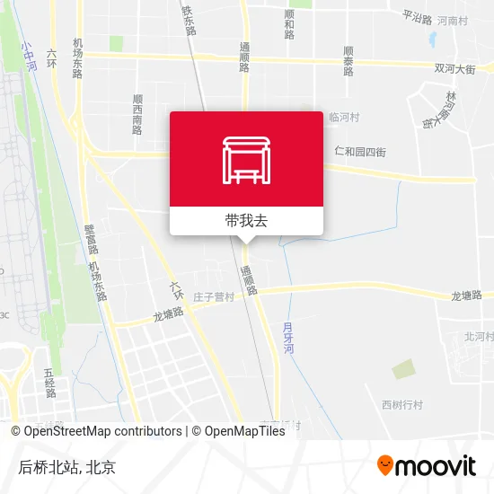 后桥北站地图