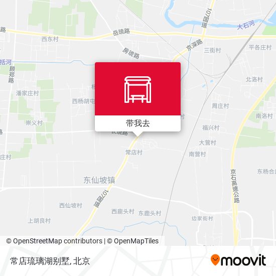 常店琉璃湖别墅地图