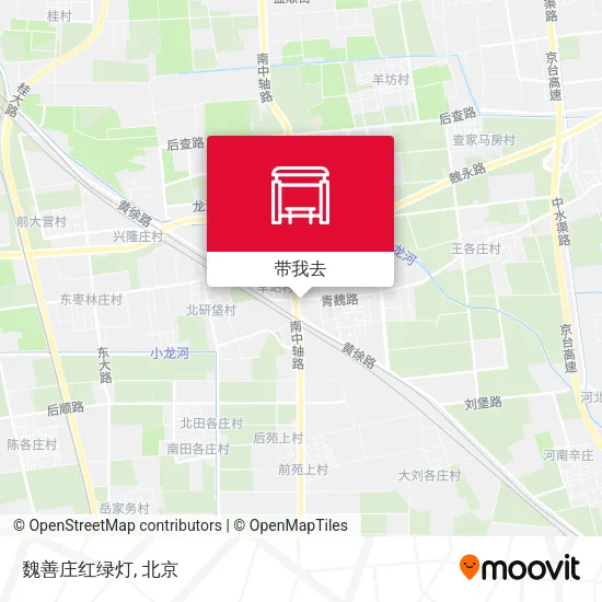 魏善庄红绿灯地图