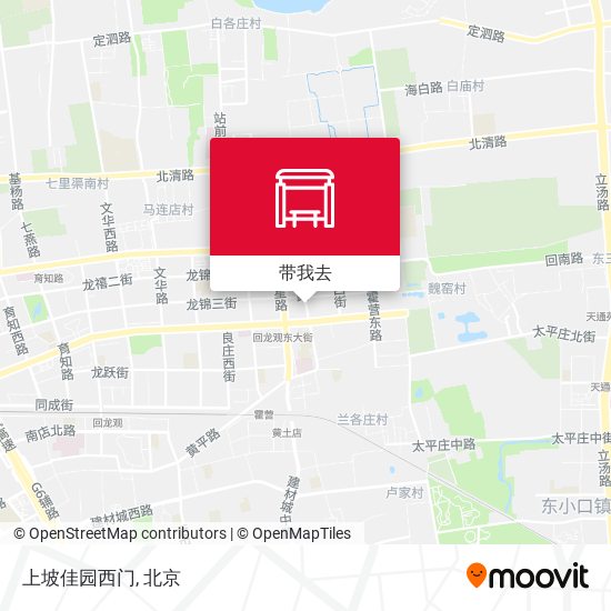 上坡佳园西门地图