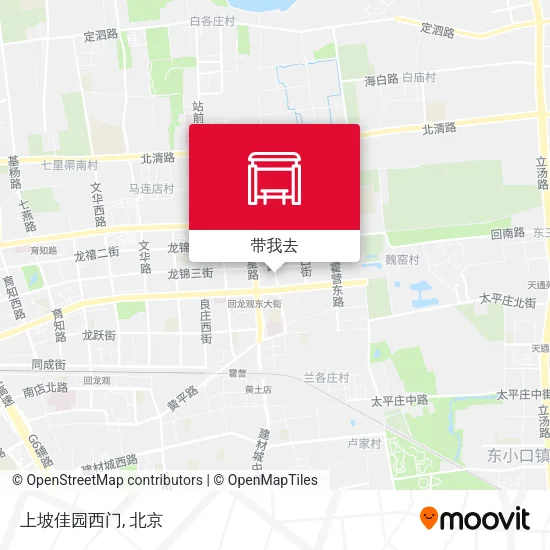 上坡佳园西门地图