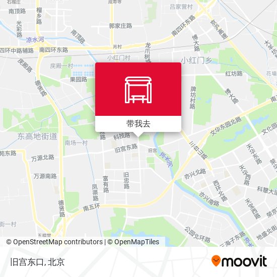 旧宫东口地图