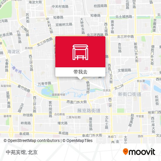 中苑宾馆地图