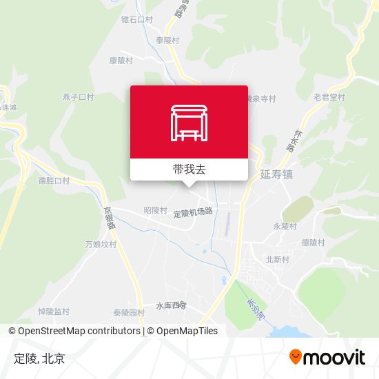 定陵地图